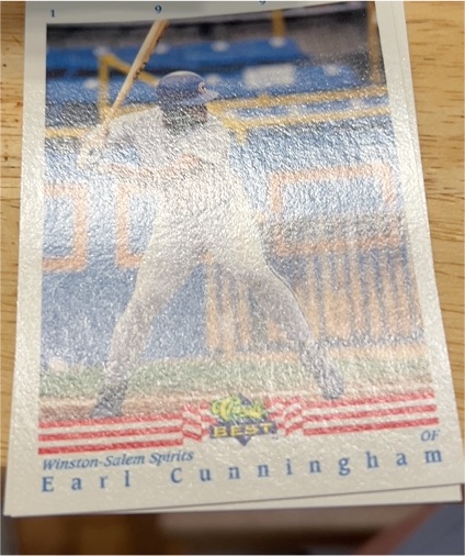 1990 Best #1 Earl Cunningham — front