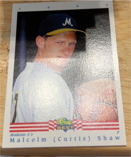 1992 Classic Best #1 Malcolm (Curtis) Shaw — front