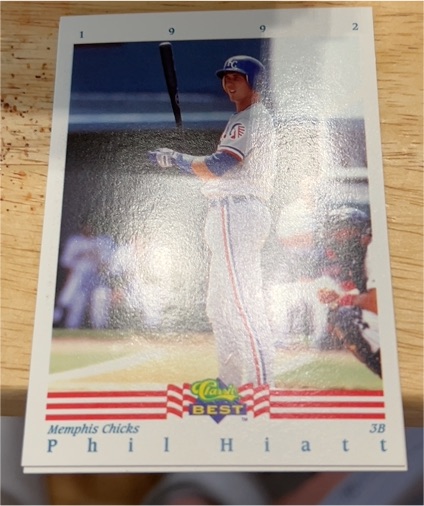 1992 Classic Best #2 Phil Hiatt — front