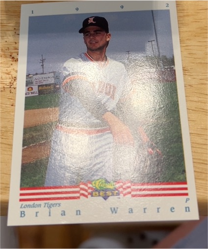 1992 Classic Best Minor League #174 Brian Warren — front