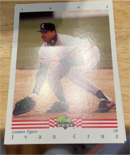 1992 Classic Best #9 Ivan Cruz — front
