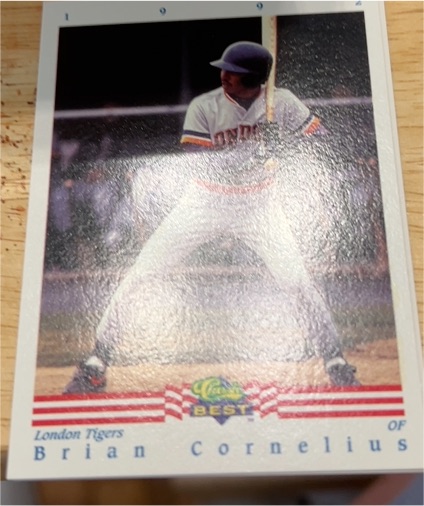 1992 Classic Best Brian Cornelius — front