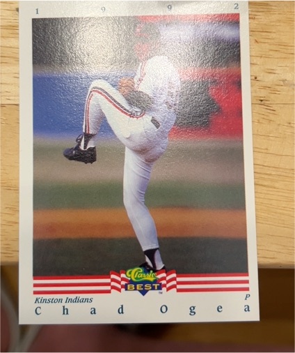 1992 Classic Best #1 Chad Ogea — front