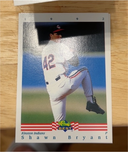 1992 Classic Best #1 Shawn Bryant — front