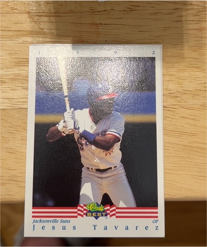 1992 Classic Best #1 Jesus Tavarez — front