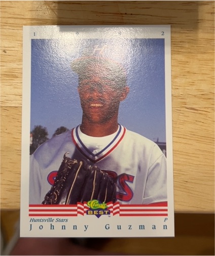 1992 Classic Best #136 Johnny Guzman — front
