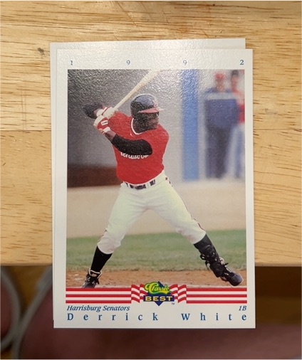 1992 Classic Best #1 Derrick White — front