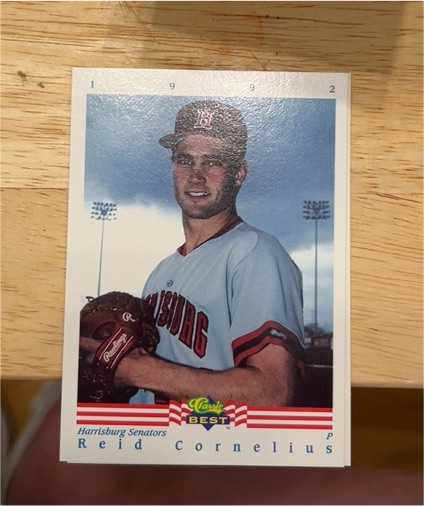 1992 Classic Best #124 Reid Cornelius — front