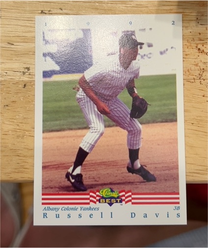1992 Classic Best #115 Russell Davis — front