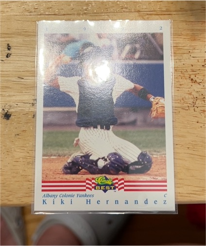 1992 Classic Best #102 Kiki Hernandez — front