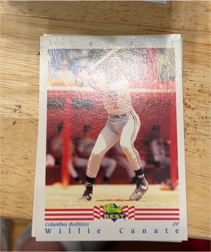 1992 Classic Best #9 Willie Canate — front