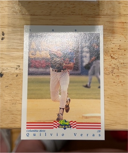 1992 Classic Best #1 Quilvio Veras — front