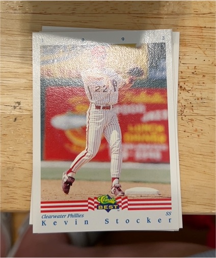 1992 Classic Best #9 Kevin Stocker — front