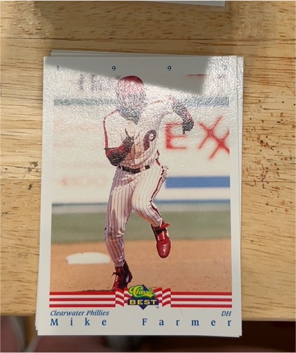 1992 Classic Best #66 Mike Farmer — front