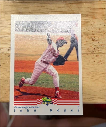 1992 Classic Best #P John Roper — front