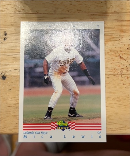 1992 Classic Best #292 Mica Lewis — front
