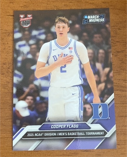 2025 Bowman U Now March Madness #2 Cooper Flagg — front