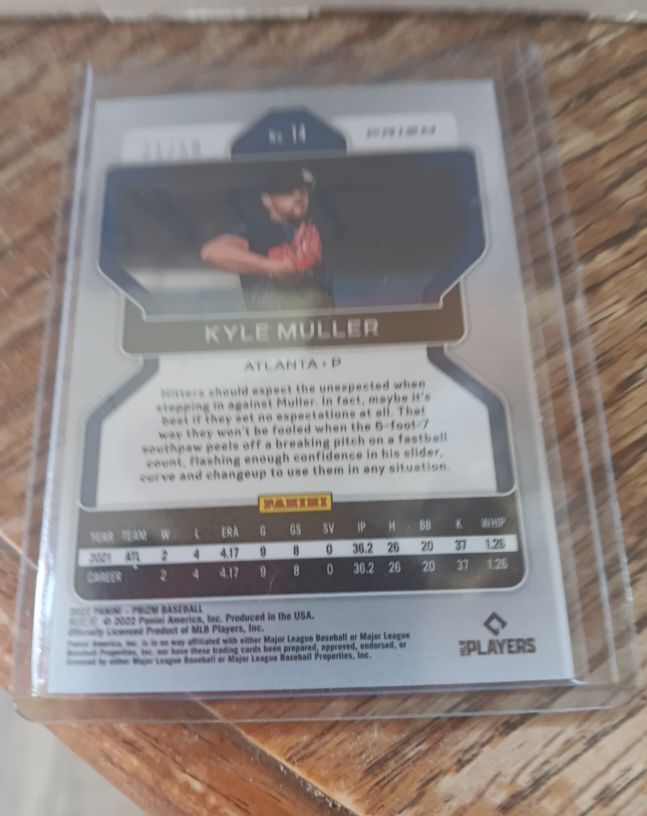 2022 Panini Prizm #14 Kyle Muller — front