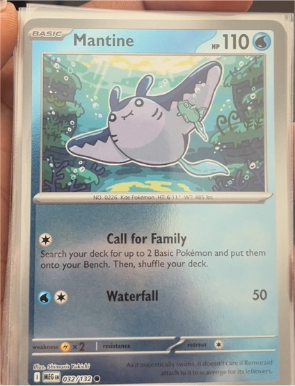 2025 Mega Evolution #032 Mantine — front