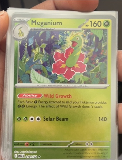 2024 Pokemon Mega Evolution #010 Meganium — front