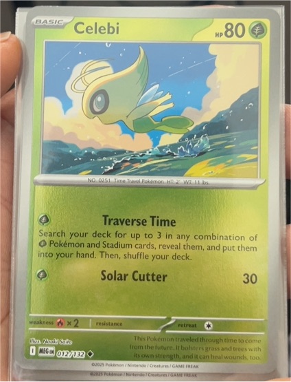 2025 Pokemon TCG Mega Evolution #012 Celebi — front
