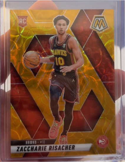 2024-25 Panini Mosaic #213 Zaccharie Risacher — front