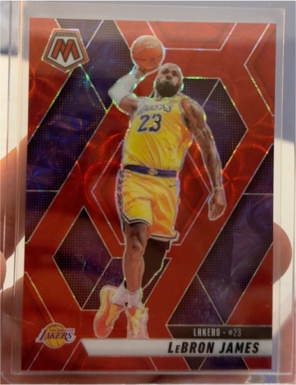 2024-25 Panini Mosaic #180 LeBron James — front
