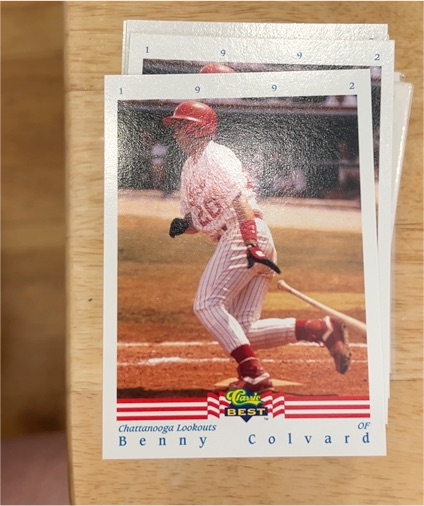 1992 Classic Best #1 Benny Colvard — front