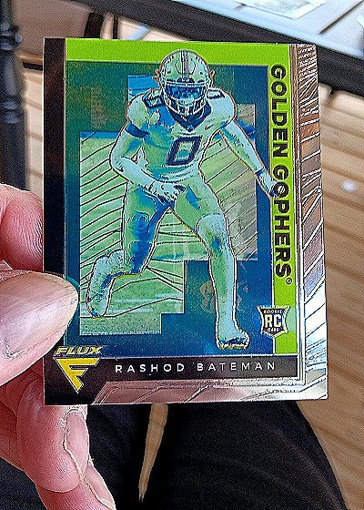 2021 Panini Chronicles Draft Picks Flux #243 Rashod Bateman — front