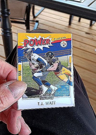 2021 Panini Contenders Power Players #PP-TWA T.J. Watt — front