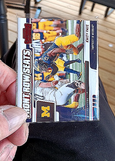 2021 Panini Contenders Draft Picks #36 Kwity Paye Front-Row Seats — front