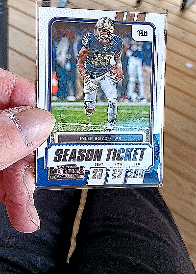 2021 Panini Contenders Draft Picks Season Ticket #91 Tyler Boyd — front