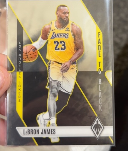 2023-24 Panini Phoenix #3 LeBron James Fade To Black — front