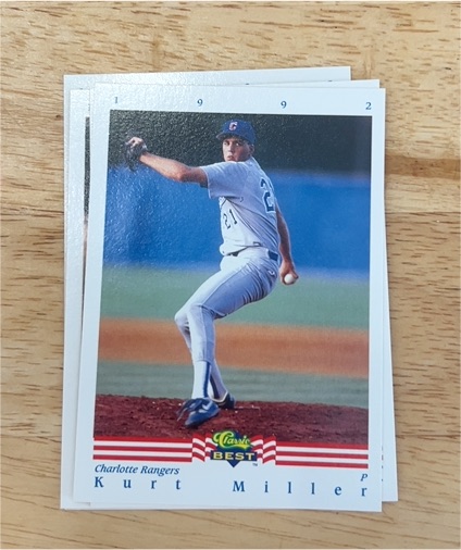 1992 Classic Best #1 Kurt Miller — front