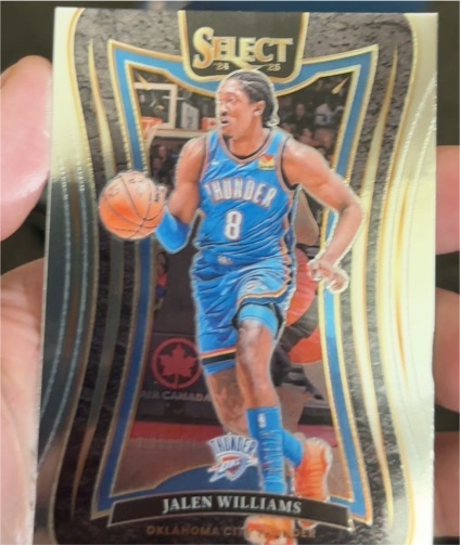 2024-25 Panini Select #312 Jalen Williams — front