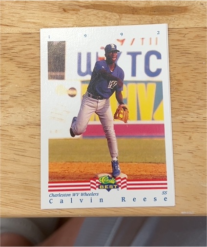 1992 Classic Best #59 Calvin Reese — front