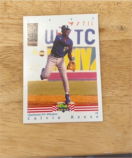 1992 Classic Best #59 Calvin Reese — front