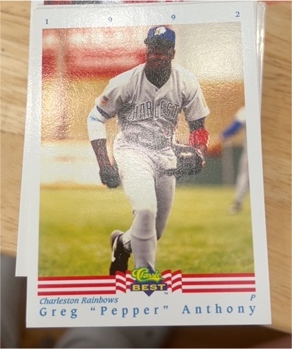 1992 Classic Best #51 Greg Anthony — front