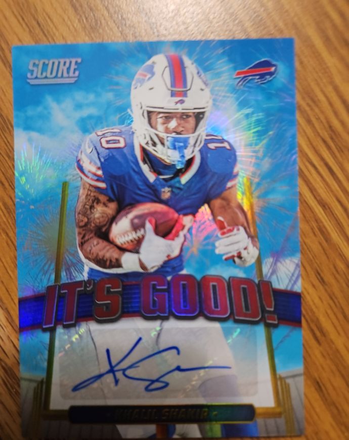 2025 Panini Score #IGG-KSR Khalil Shakir It's Good! Auto — front