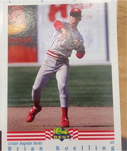 1992 Classic Best #49 Brian Koelling — front