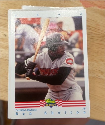1992 Classic Best #1 Ben Shelton — front