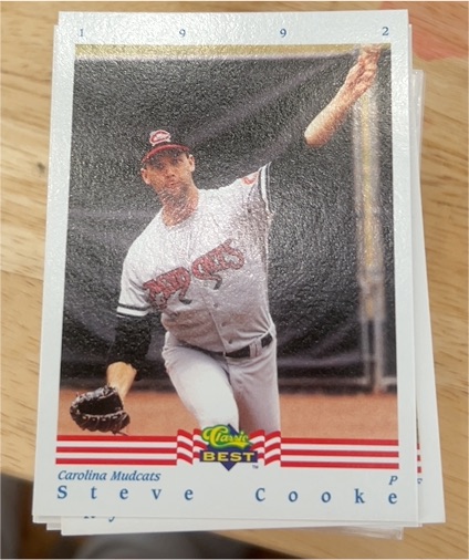 1992 Classic Best #43 Steve Cooke — front