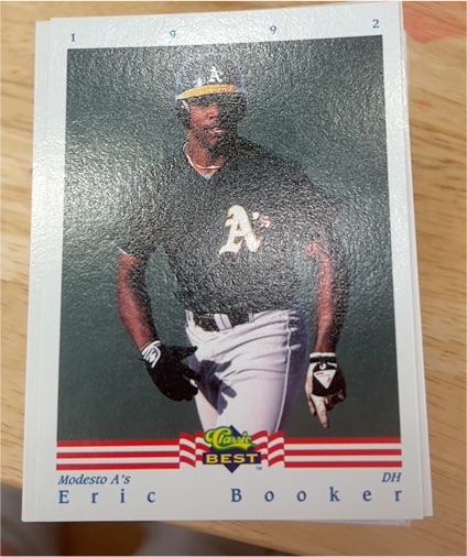 1992 Classic Best Eric Booker — front