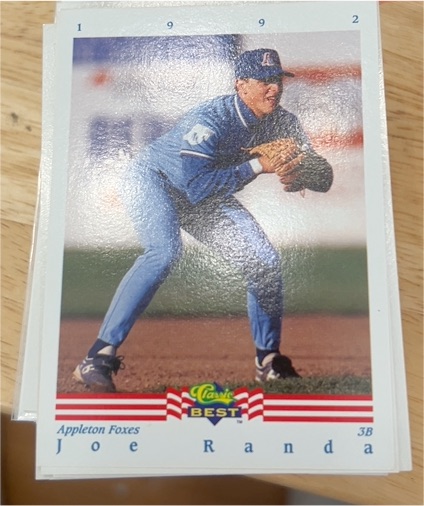 1992 Classic Best #1 Joe Randa — front