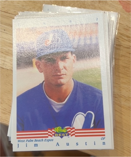 1992 Classic Best #92 Jim Austin — front