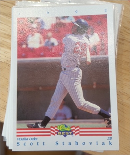 1992 Classic Best #2 Scott Stahoviak — front