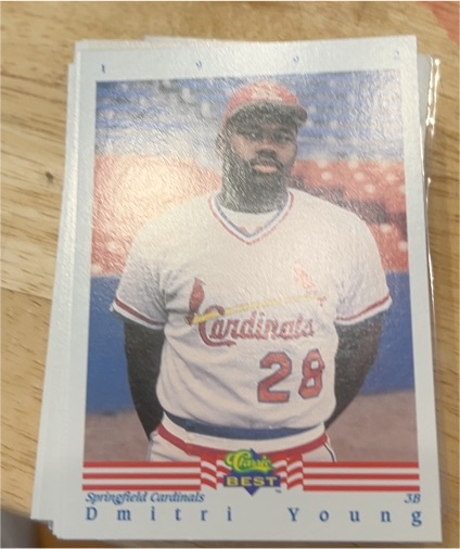 1992 Classic Best #272 Dmitri Young Springfield Cardinals — front