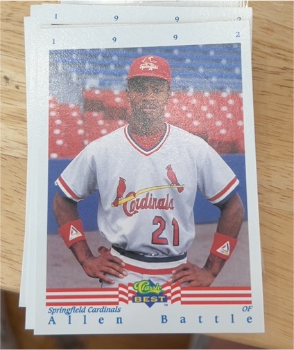 1992 Classic Best #269 Allen Battle — front