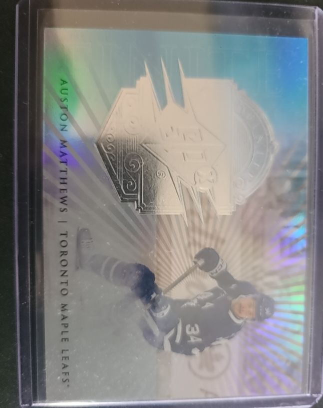 2024-25 Upper Deck SPx Finite #F-34 Auston Matthews — front