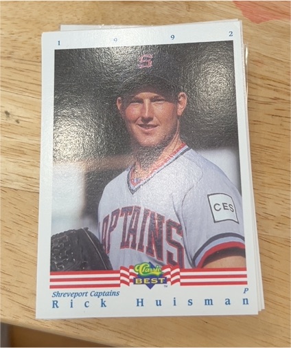 1992 Classic Best #255 Rick Huisman — front